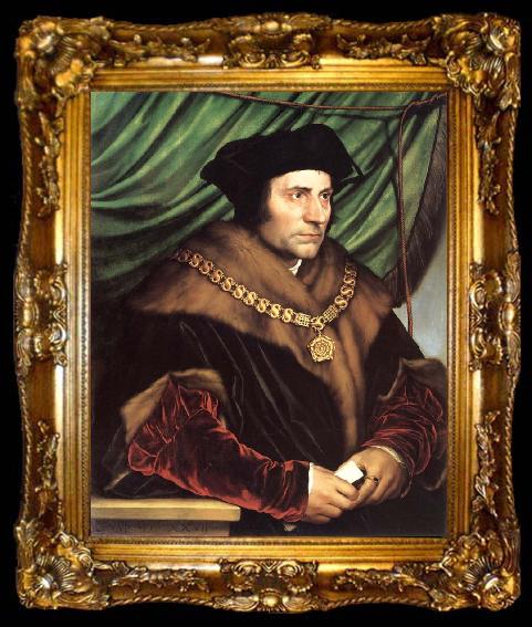 framed  Hans holbein the younger Sir Thomas More, ta009-2